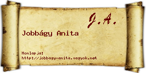 Jobbágy Anita névjegykártya